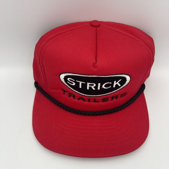 Vintage Strick Trailers Snapback Trucker Hat Cap Rare  Indiana - Picture 3 of 14